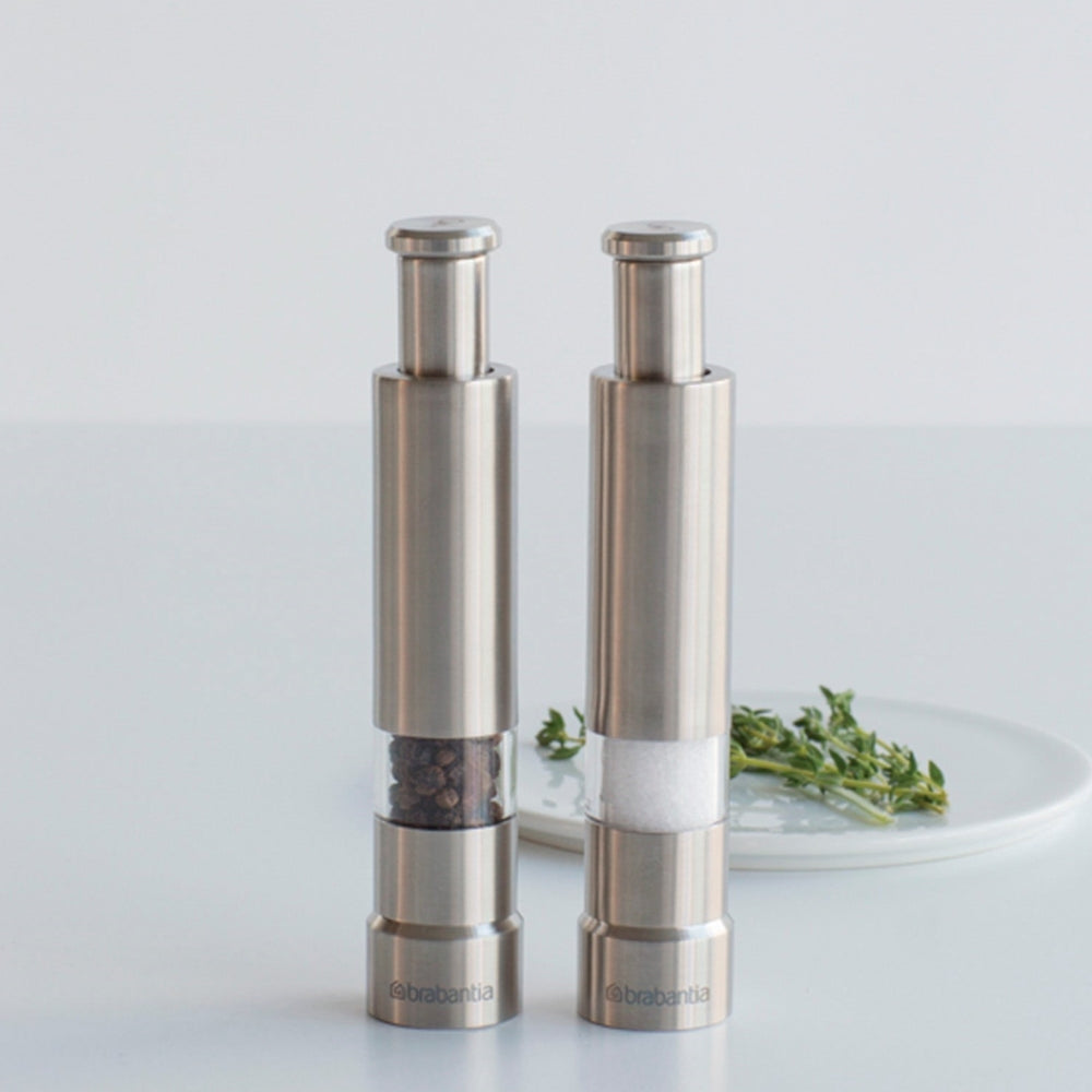 Set 2 Molinillos De Especias Brabantia1#Plateado