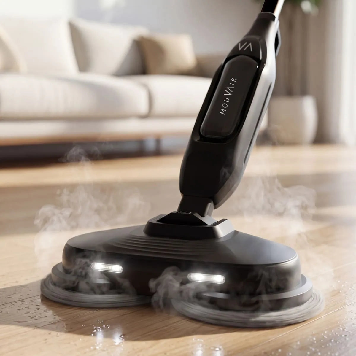 Mopa a vapor giratoria Mouvair Spin-Trapeadores Eléctricos