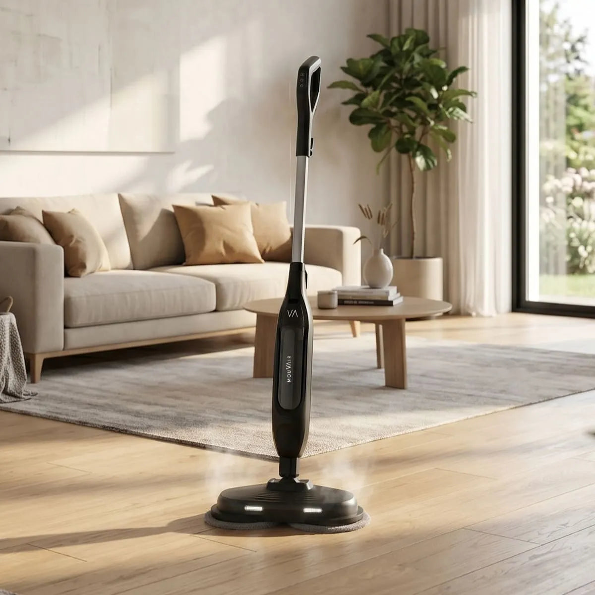 Mopa a vapor giratoria Mouvair Spin-Trapeadores Eléctricos
