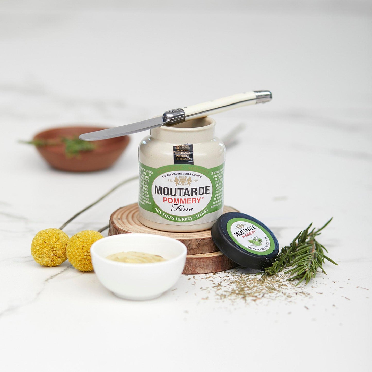 Mostaza a las Finas Hierbas 100 gr Pommery