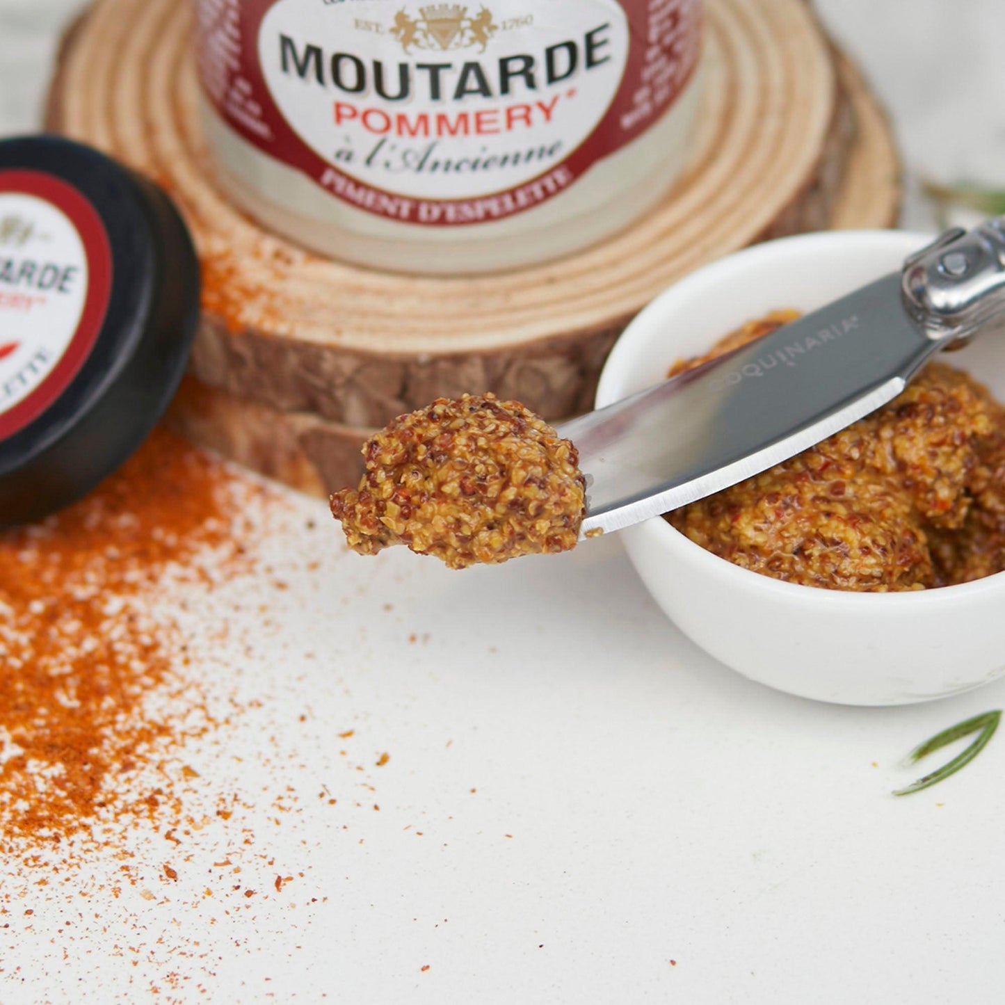 Mostaza con Pimiento de Espelette 100 gr Pommery