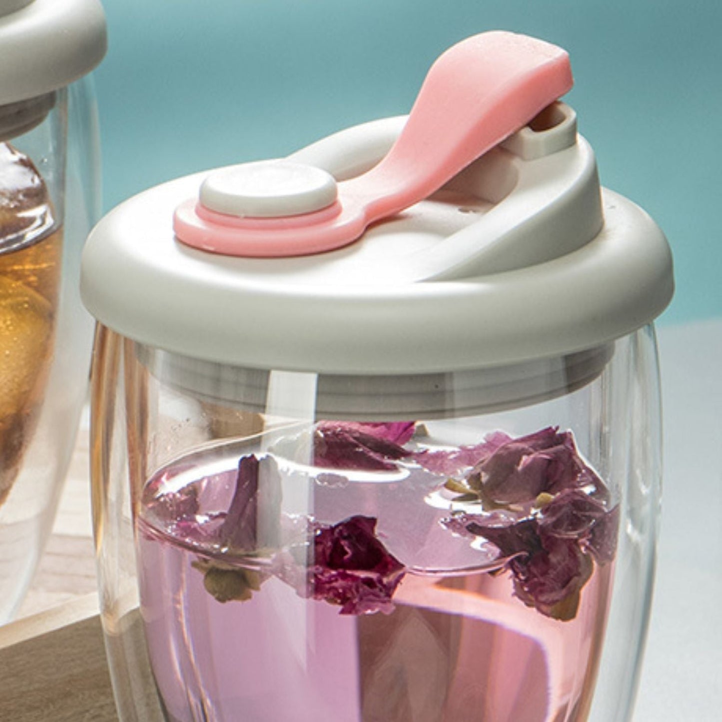 Mug Doble Fondo Hermético 450 Ml Santú Home & Deco14#Turquesa