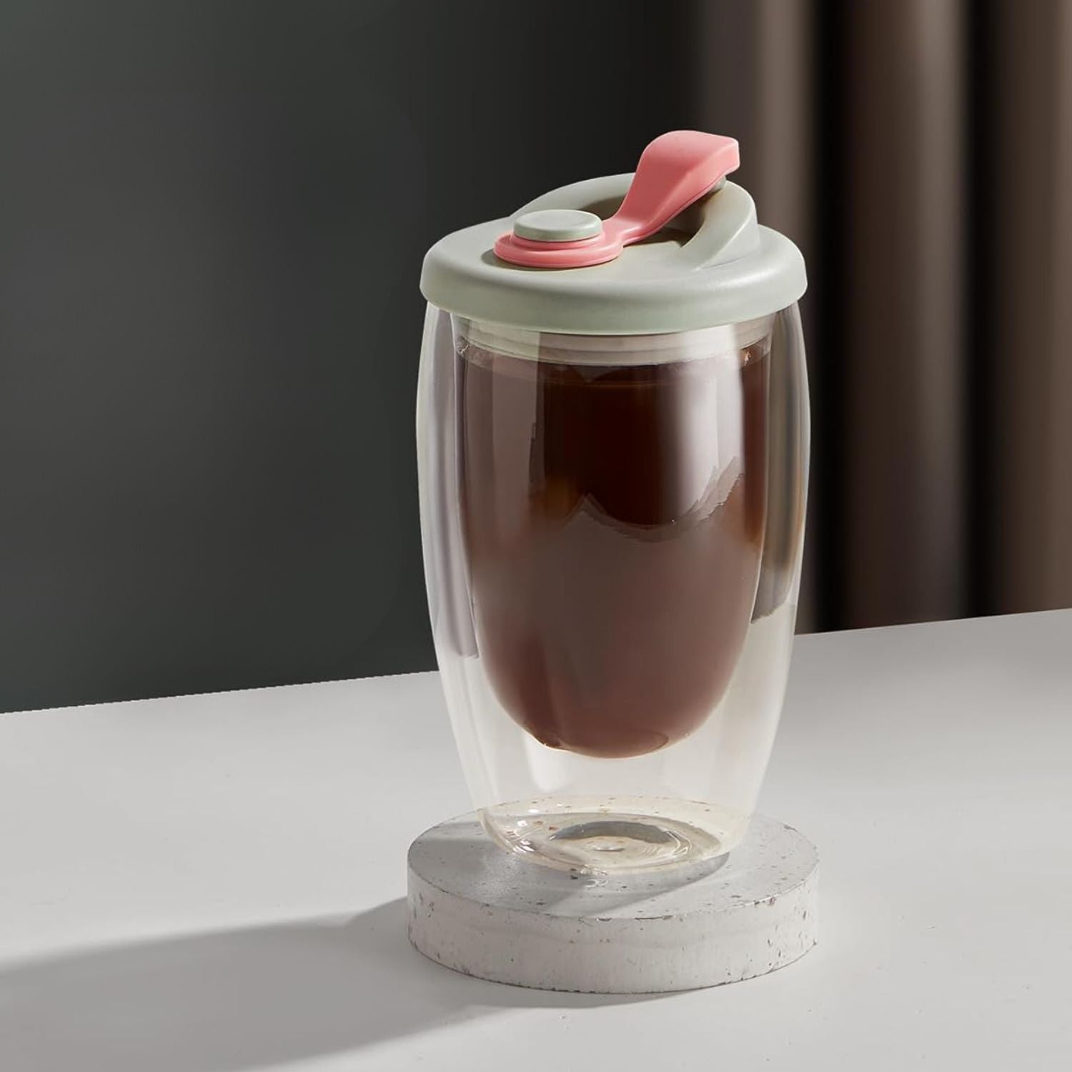 Mug Doble Fondo Hermético 450 Ml Santú Home & Deco9#Rosa / Rosa