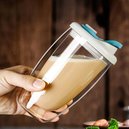 Mug Doble Fondo Hermético 450 Ml Santú Home & Deco1#Turquesa / Turquesa