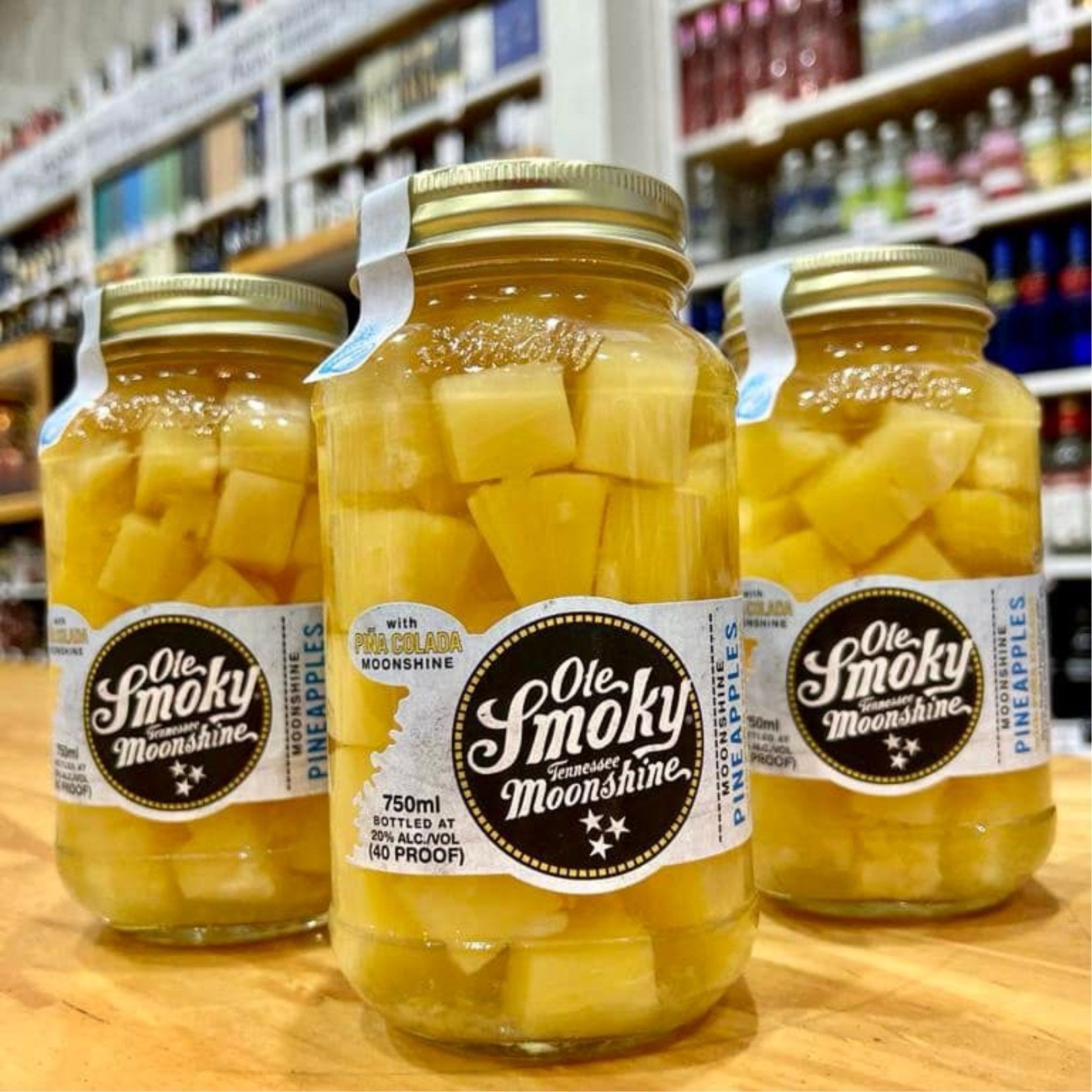 Ole Smoky Moonshine Pineapples With Piña Colada 750 ml Kitchen Center
