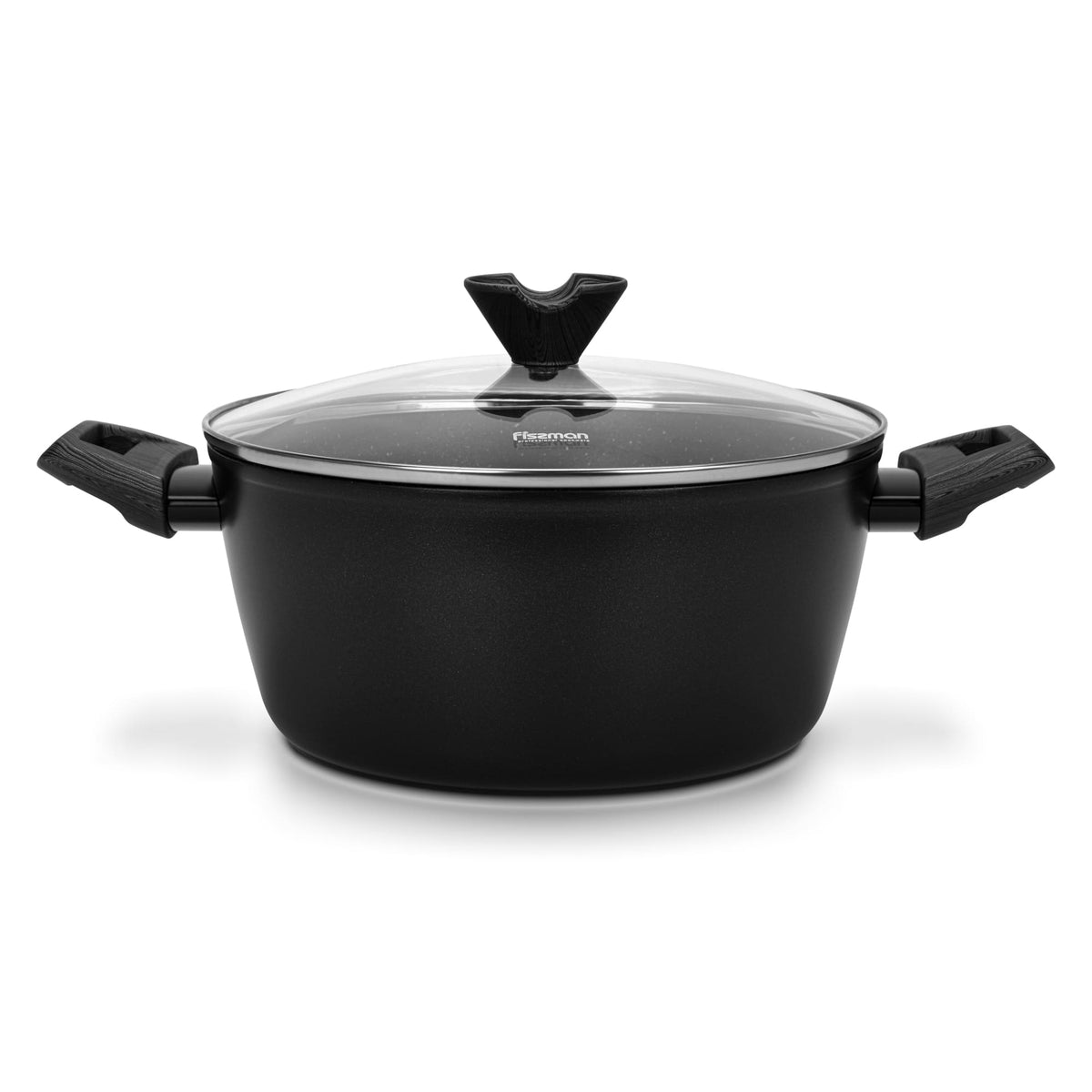 Olla Antiadherente Angela Tapa De Cristal 2.5 litros Fissman-Ollas