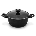 Olla Antiadherente Angela Tapa De Cristal 2.5 litros Fissman-Ollas