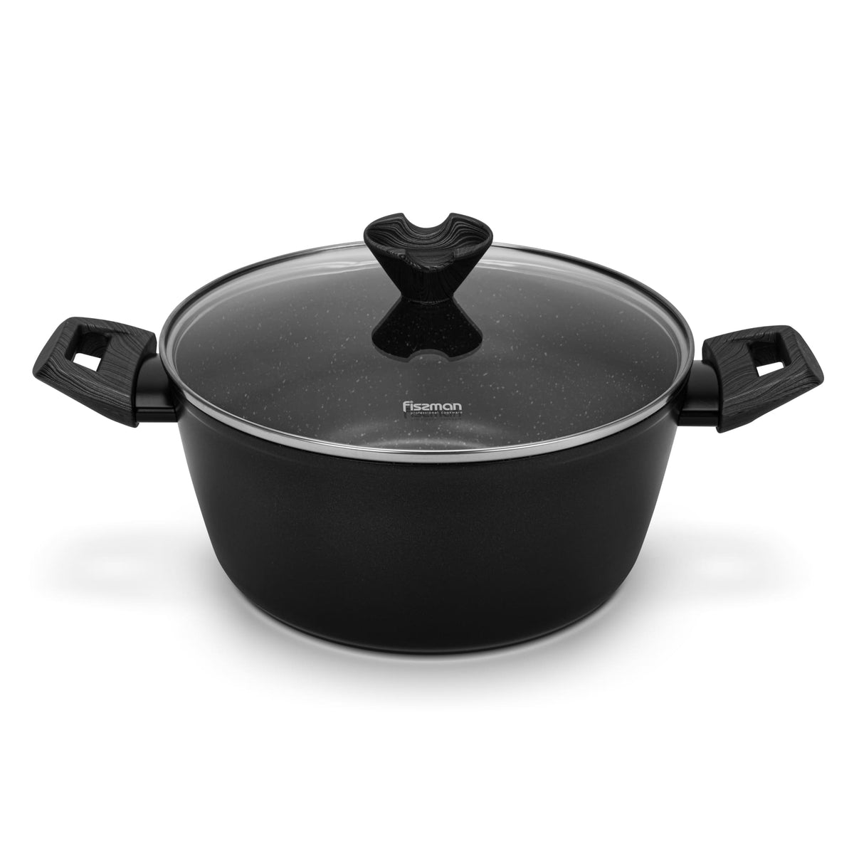 Olla Antiadherente Angela Tapa De Cristal 2.5 litros Fissman-Ollas