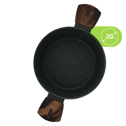 Olla Antiadherente Cuisine Tapa De Cristal 2.6 litros Fissman-Ollas
