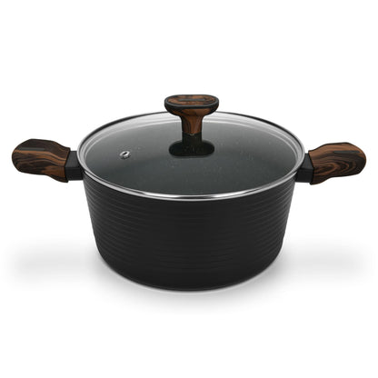 Olla Antiadherente Cuisine Tapa De Cristal 2.6 litros Fissman-Ollas