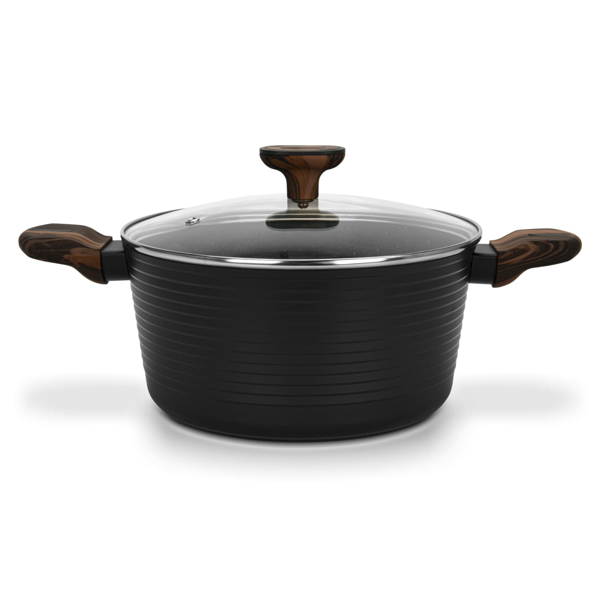 Olla Antiadherente Cuisine Tapa De Cristal 4.6 litros Fissman-Ollas