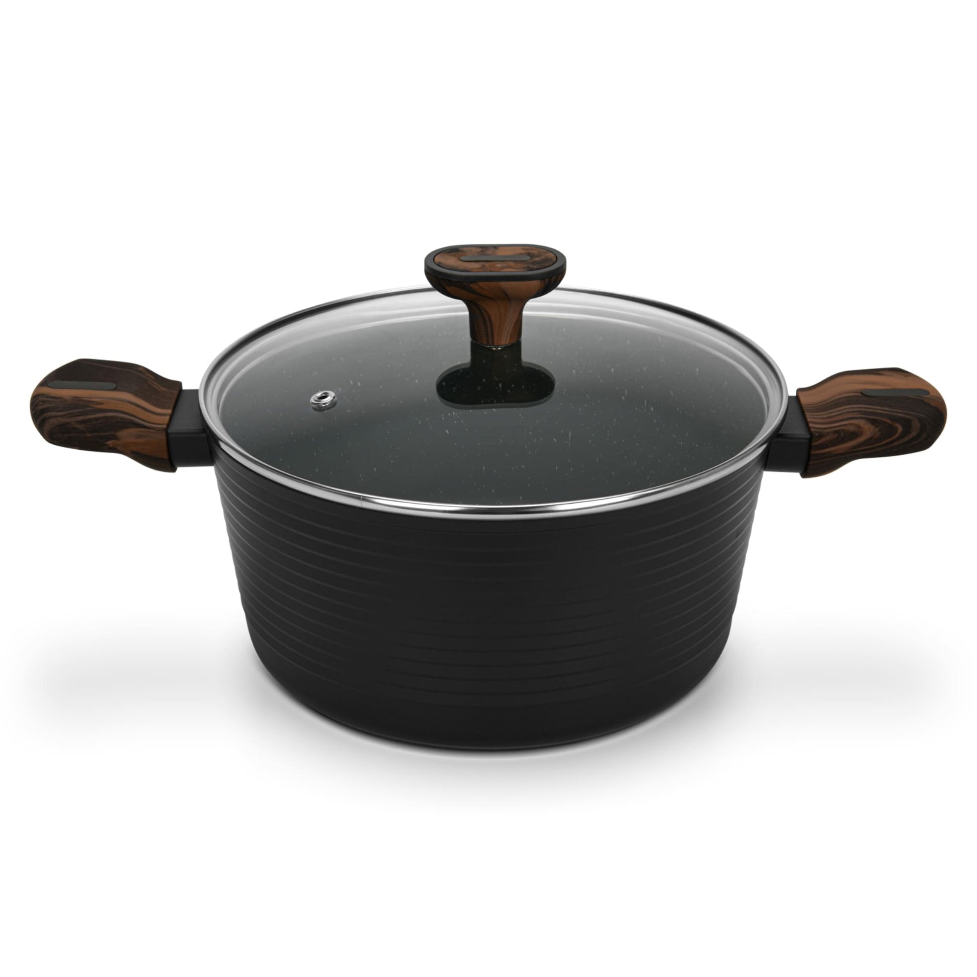 Olla Antiadherente Cuisine Tapa De Cristal 4.6 litros Fissman-Ollas