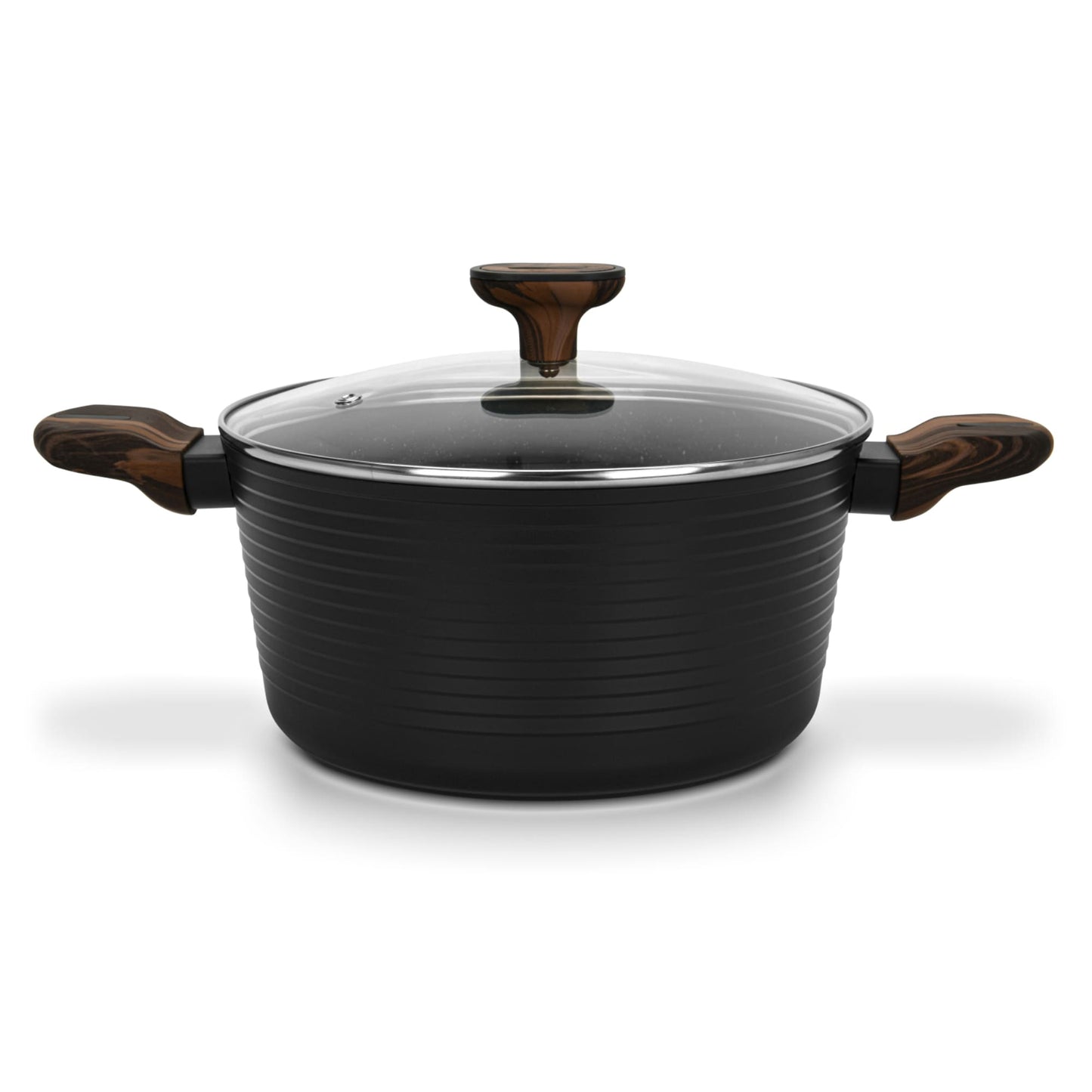 Olla Antiadherente Cuisine Tapa De Cristal 7.1 litros Fissman-Ollas