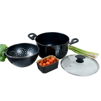 Olla Con Colador World´s Greatest Cooking Pot 3.3 Lts3#Negro