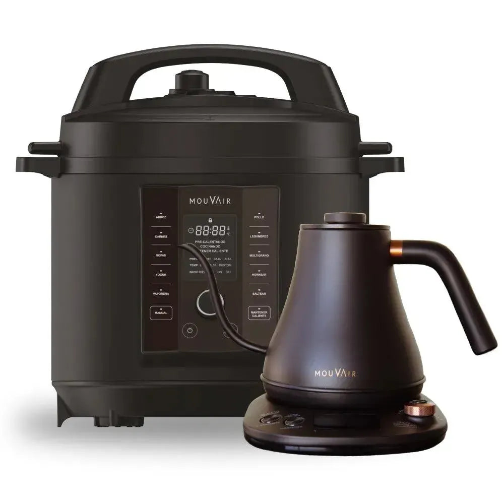 Olla Eléctrica Multifuncional + Hervidor Inteligente Mouvair Swan2#Negro