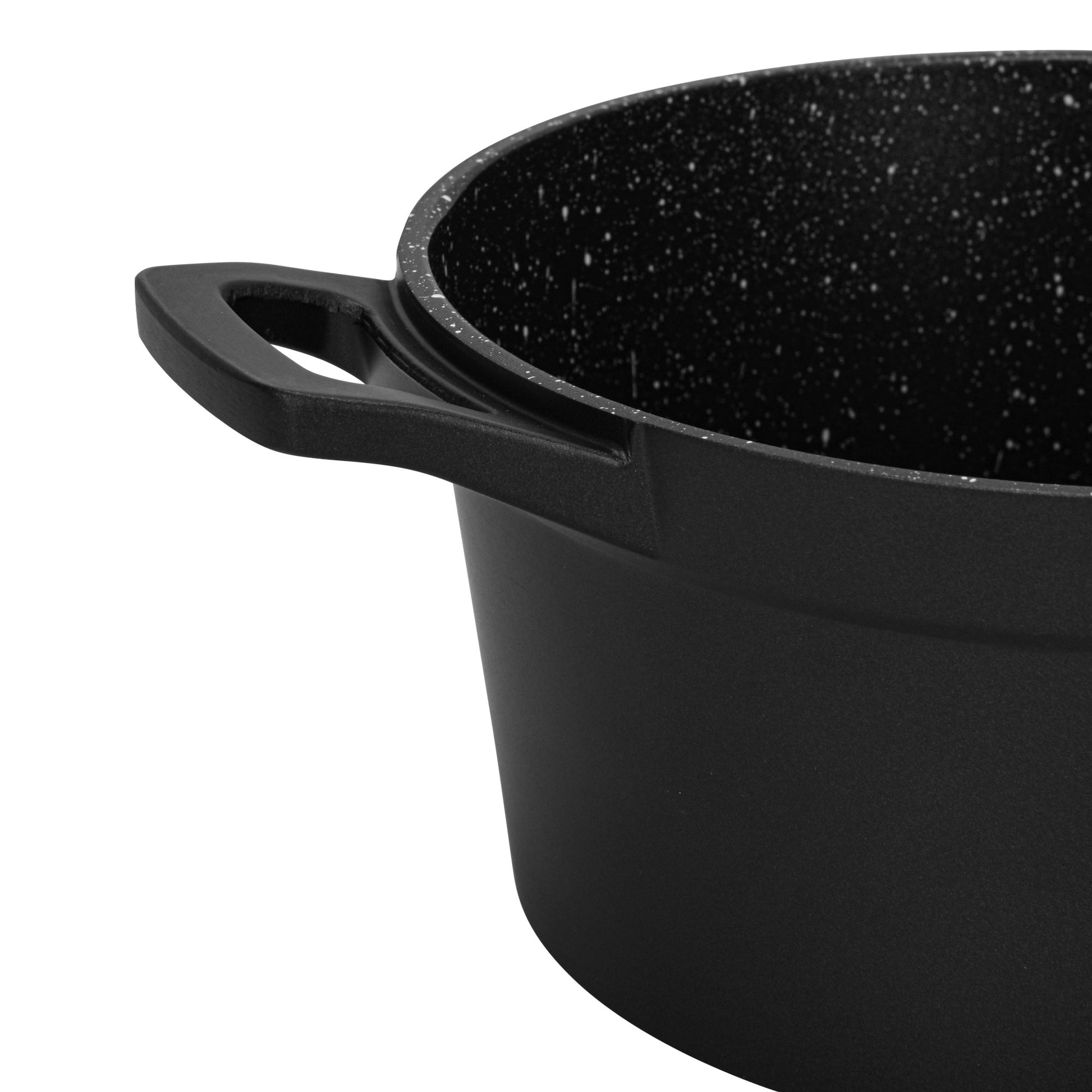 Olla Filomena Con Tapa De Cristal 2.3 Lts Fissman6#Negro