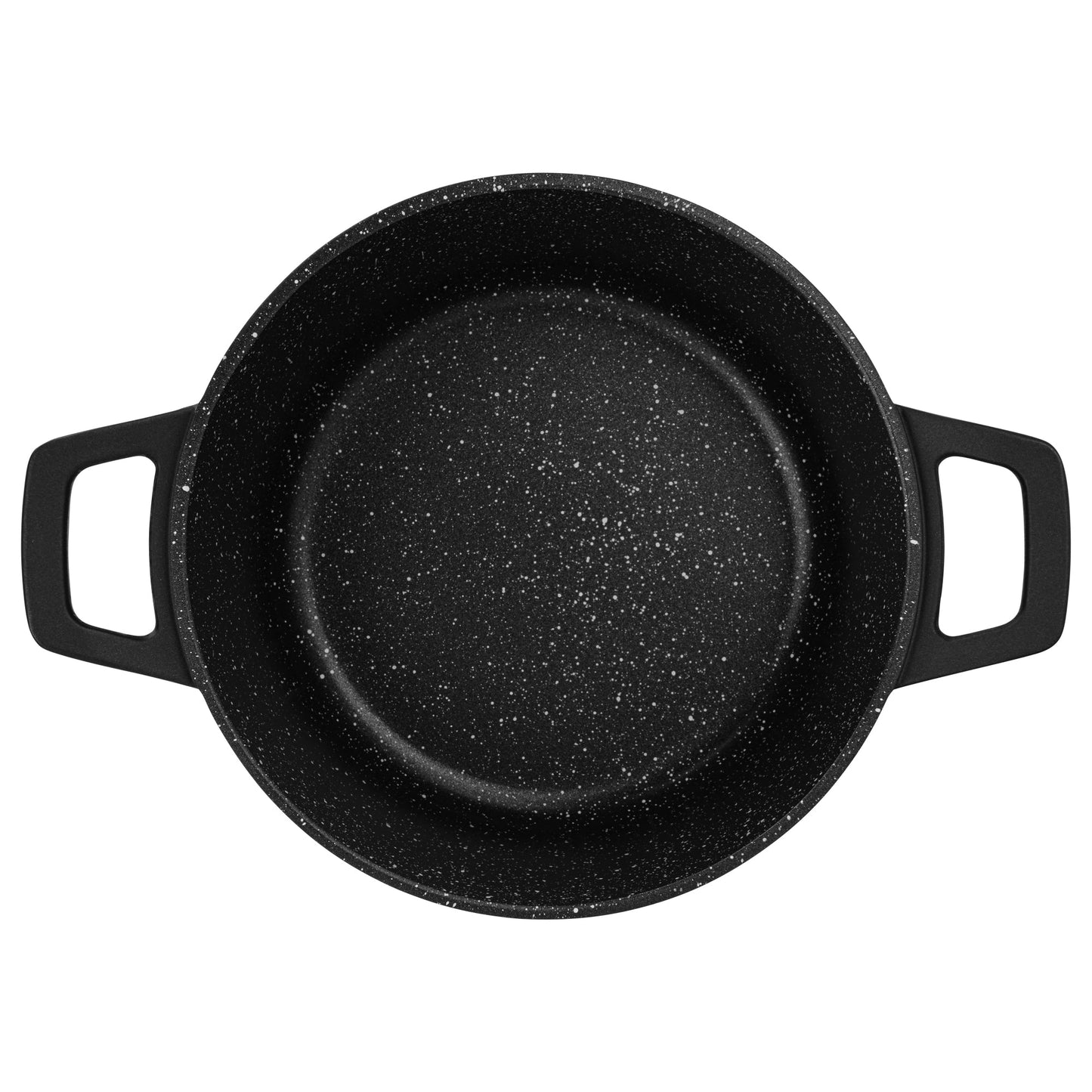 Olla Filomena Con Tapa De Cristal 2.3 Lts Fissman8#Negro