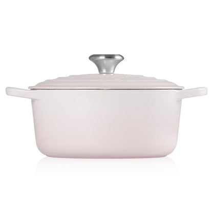 Olla Redonda 24cm Hierro Fundido Shell Pink Le Creuset2#Rosado