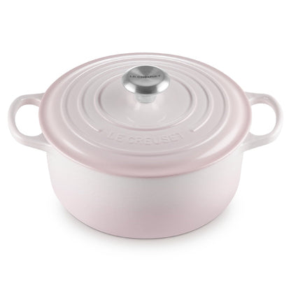 Olla Redonda 24cm Hierro Fundido Shell Pink Le Creuset3#Rosado