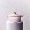 Olla Redonda 24cm Hierro Fundido Shell Pink Le Creuset1#Rosado