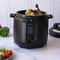 Olla Eléctrica Multifuncional Cook 6 Lts Mouvair + Recetario1#Negro