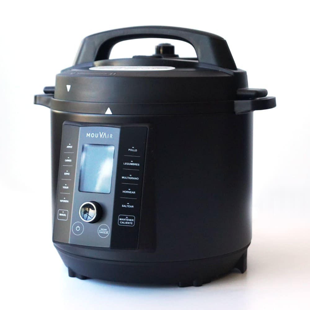 Olla Eléctrica Multifuncional Cook 6 Lts Mouvair + Recetario2#Negro
