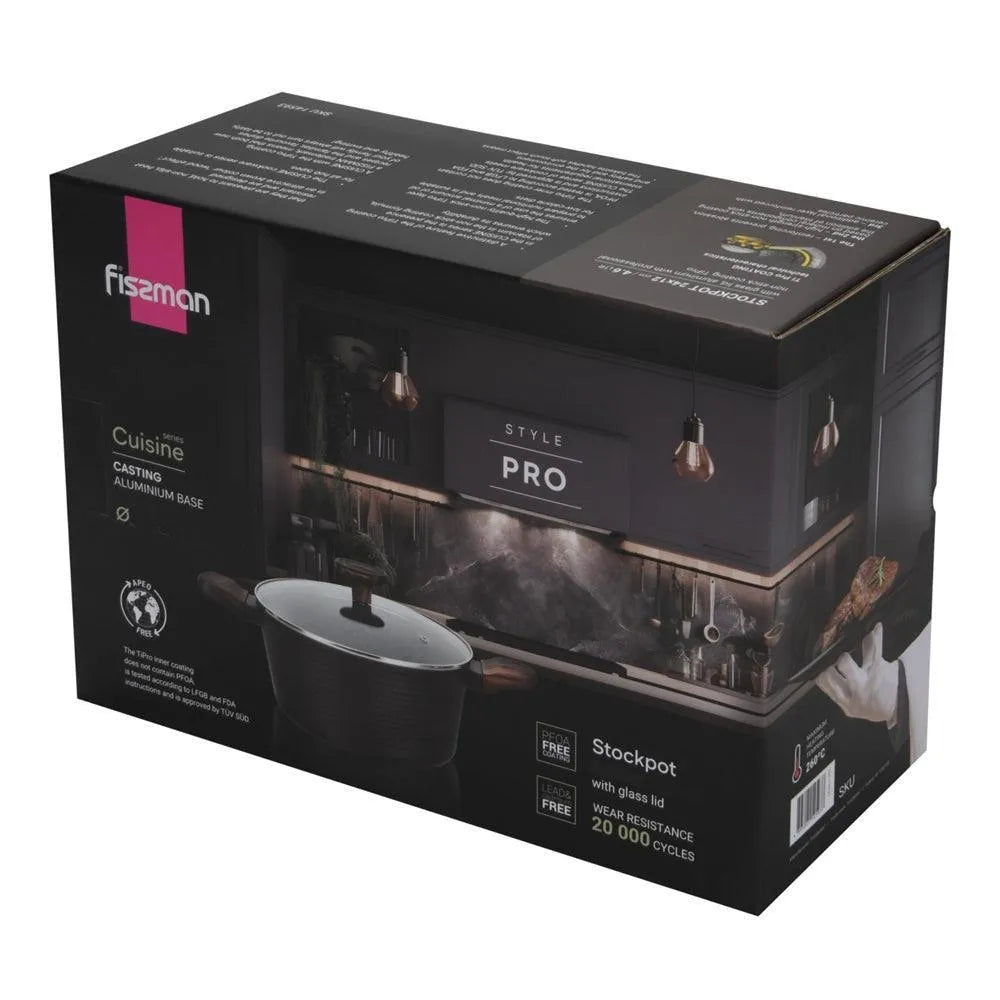 Ollas Antiadherente Premium Cuisine Complete Set Fissman-Baterias (Juegos de ollas)