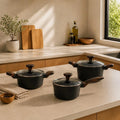 Ollas Antiadherente Premium Cuisine Daily Set Fissman-Baterias (Juegos de ollas)