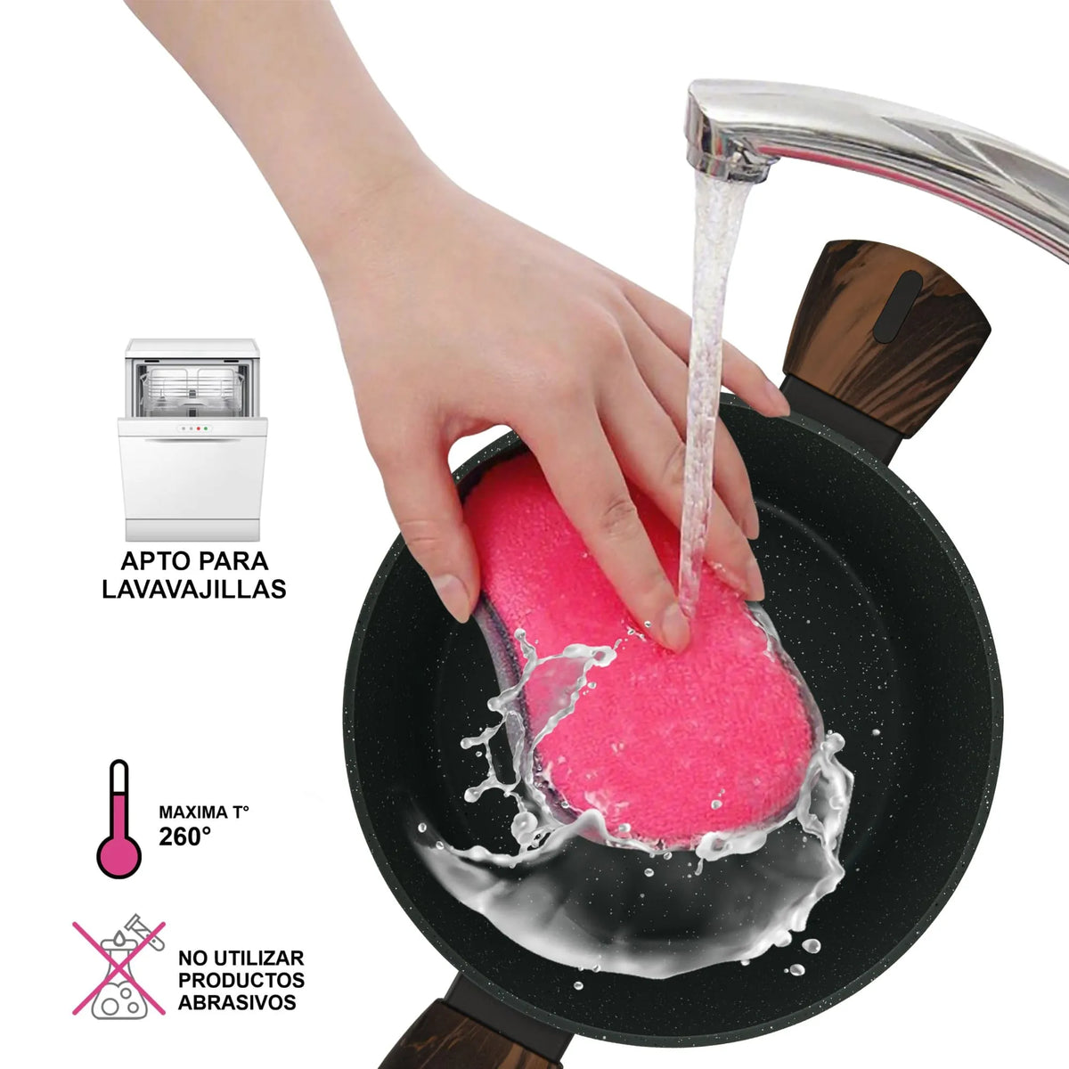 Ollas Antiadherente Premium Cuisine Pro Set Fissman-Baterias (Juegos de ollas)