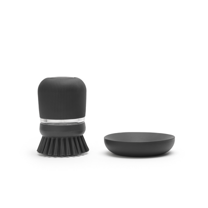 Cepillo para Platos con Dispensador Brabantia1#Gris Oscuro