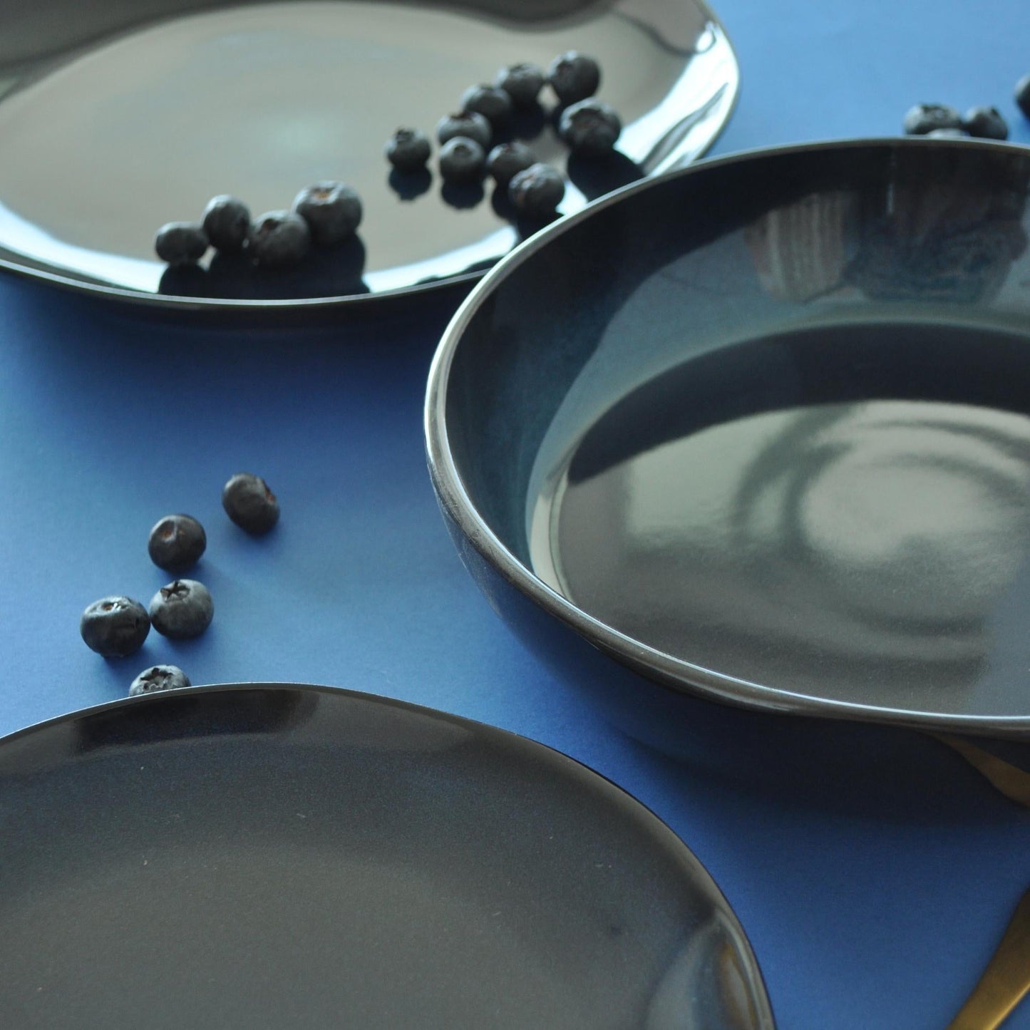 Juego de Loza 18 piezas Vajilla Cerámica Oporto Decoexpress1#Azul