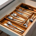 Organizador Cubiertos Expandible Madera Acasia Oslo Simplit-Cubiertos