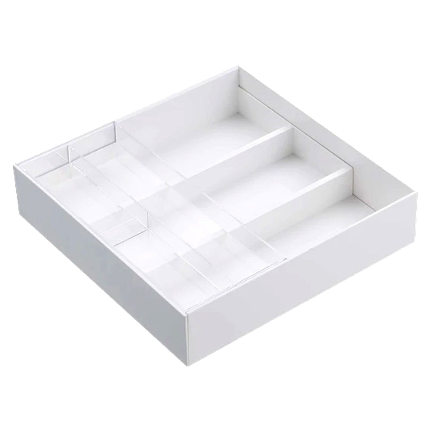 Organizador de Cubiertos Extensible Yamazaki3#Blanco