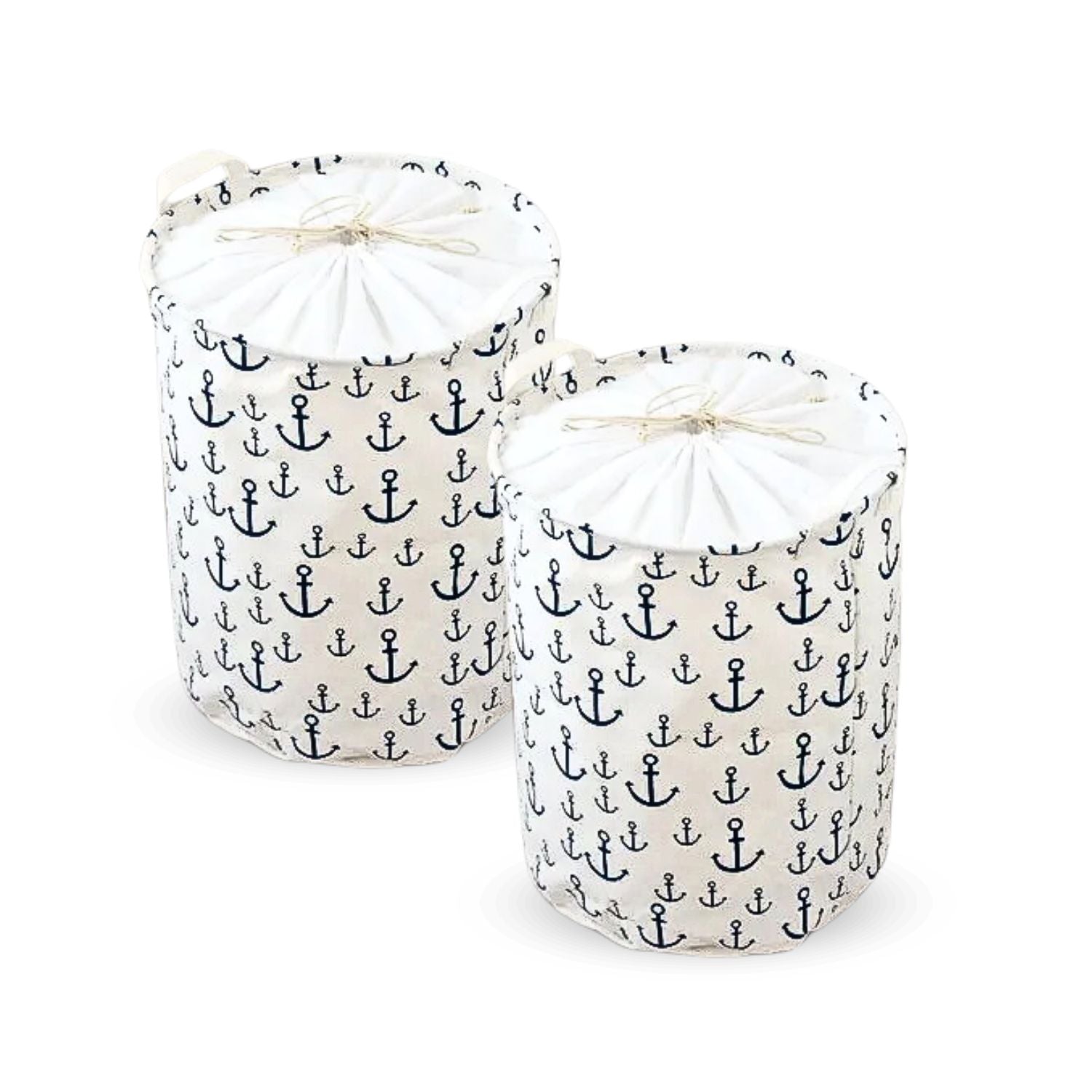 Pack 2 Cestas De Lavandería Ancla Santú Home & Deco6#Blanco