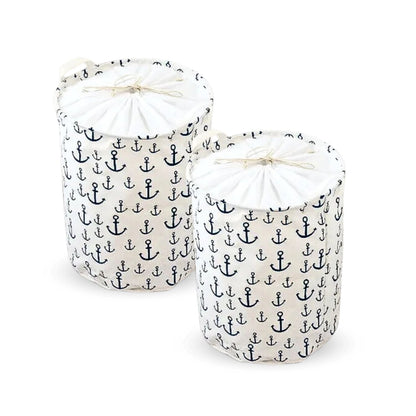 Pack 2 Cestas De Lavandería Ancla Santú Home & Deco6#Blanco