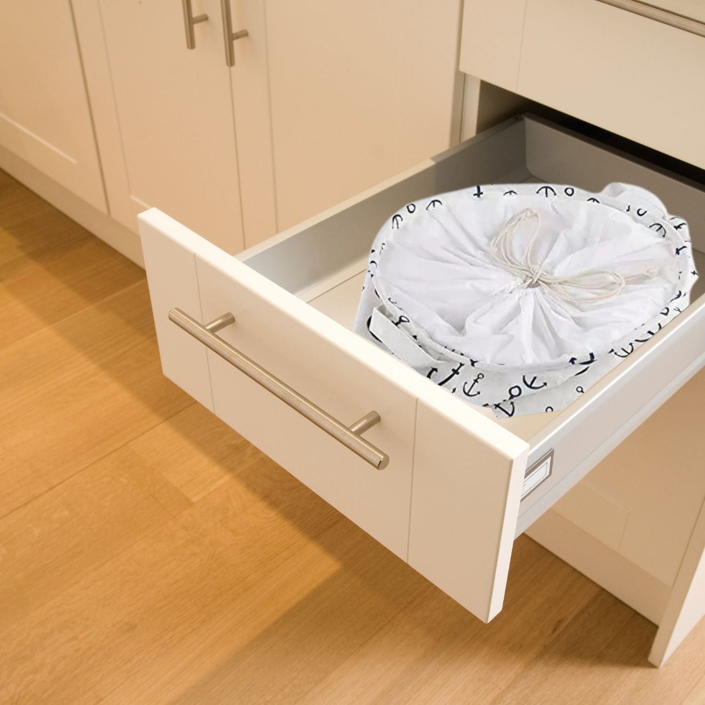 Pack 2 Cestas De Lavandería Ancla Santú Home & Deco7#Blanco