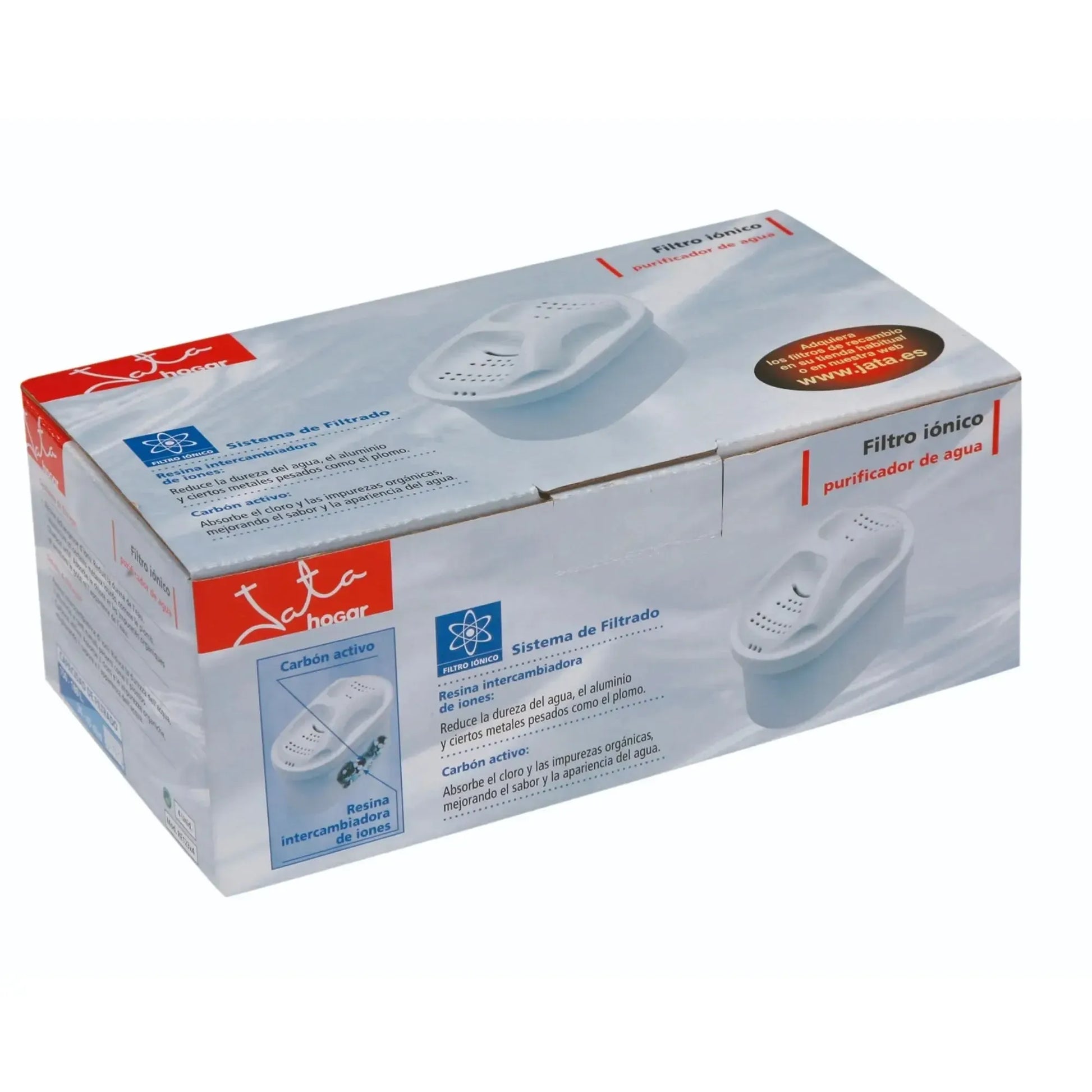 Pack 4 filtros ionicos para jarras purificadoras marca Jata2#undefined