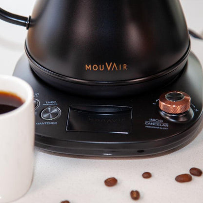 Pack Freidora de Aire Clear Fry 6lts + Hervidor Inteligente Mouvair Swan7#Negro