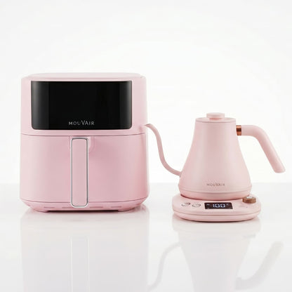 Pack Freidora de Aire Fry Rosa + Hervidor Inteligente Swan Mouvair Rosa-Freidoras de Aire