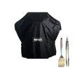 Pack Funda M + Set de Herramientas para Asado 2 Pzs Bosca1#Negro