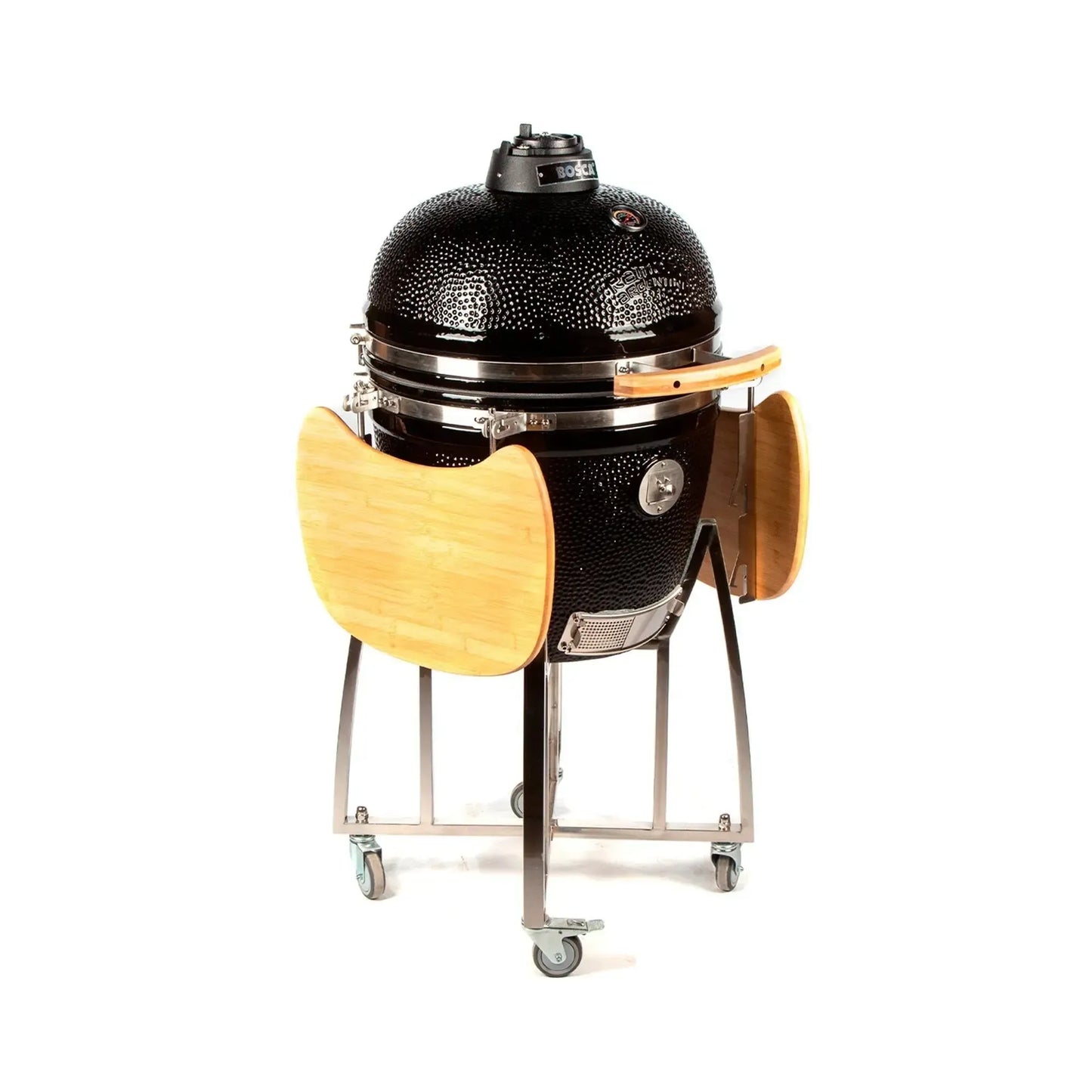 Pack Kamado Criollo 21” Negro + Aspiradora De Cenizas Bosca2#Negro