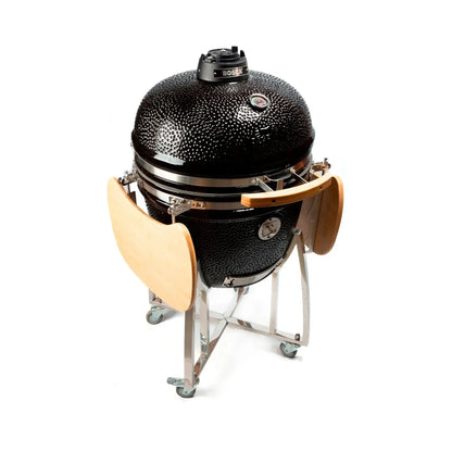 Pack Kamado Patagónico 27” Negro + Aspiradora De Cenizas Bosca4#Negro