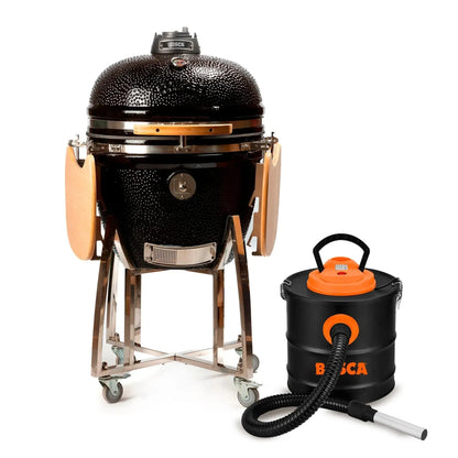 Pack Kamado Patagónico 27” Negro + Aspiradora De Cenizas Bosca1#Negro