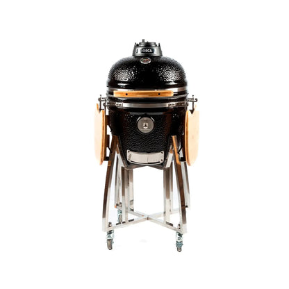 Pack Kamado Porteño 18” Negro + Aspiradora De Cenizas Bosca3#Negro