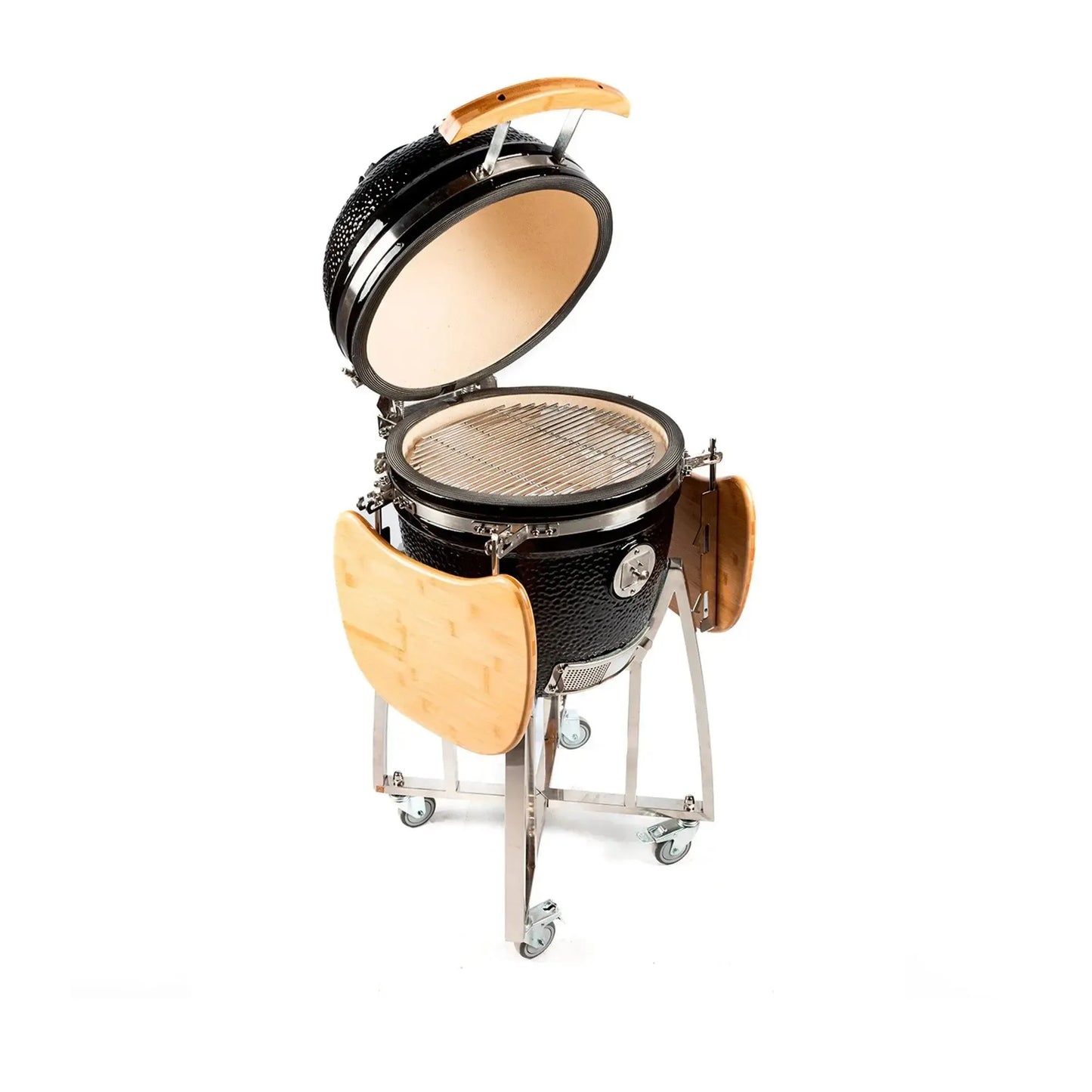 Pack Kamado Porteño 18” Negro + Aspiradora De Cenizas Bosca4#Negro