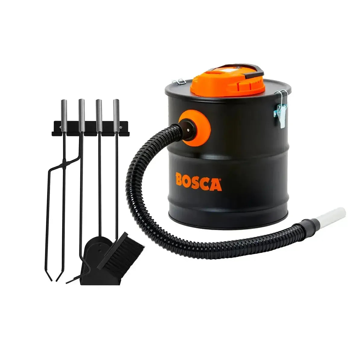 Pack Kit Básico Limpieza Estufas Y Chimeneas + Aspiradora De Cenizas Bosca1#Negro