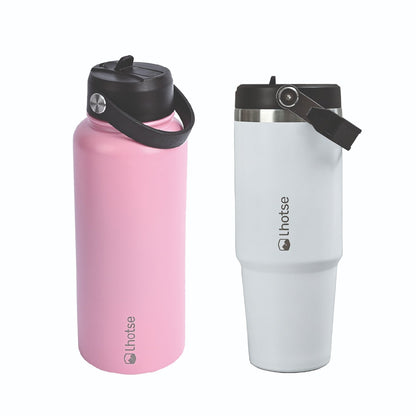 Pack Madre e Hija Mug + Botella Lhotse1#Rosado