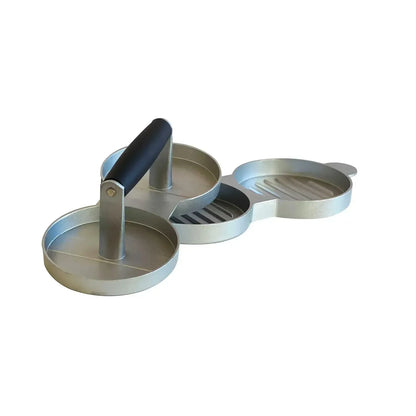Pack Molde De Hamburguesa + Cuchillo Profesional Bosca3#Blanco