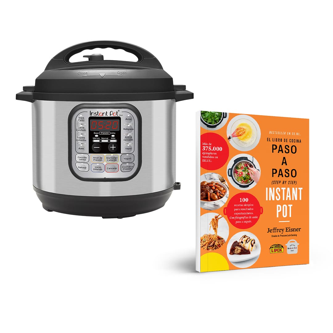 Pack Olla Instant Pot Duo 60 + Libro Paso a Paso-Ollas Eléctricas a Presión