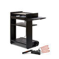 Pack Parrilla a Carbon Alerce Negro + Encendedor Electrico para Carbon1#Negro